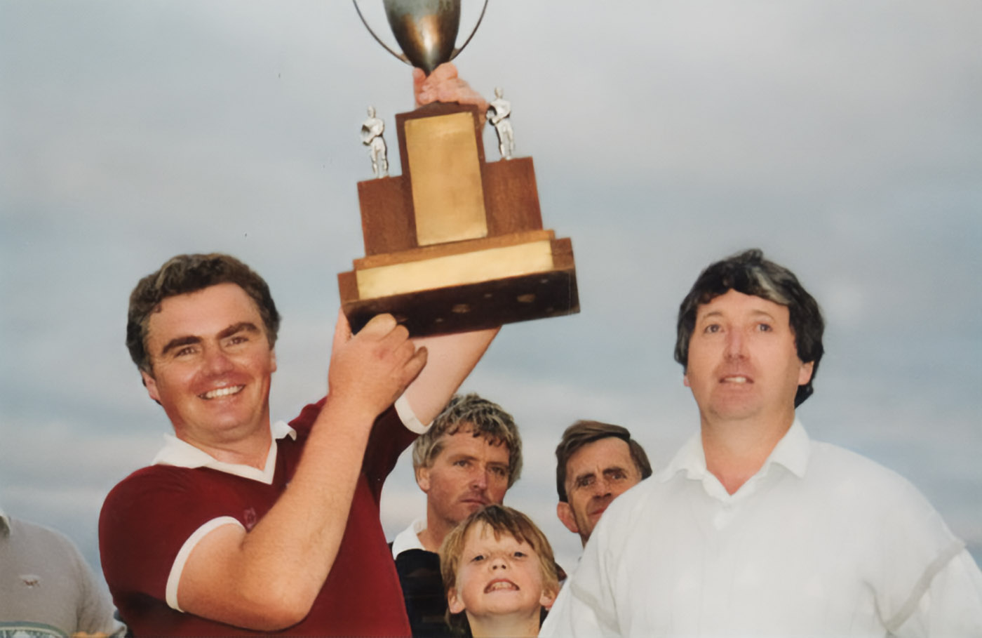 North Junior B Football Final 1990 Slide background